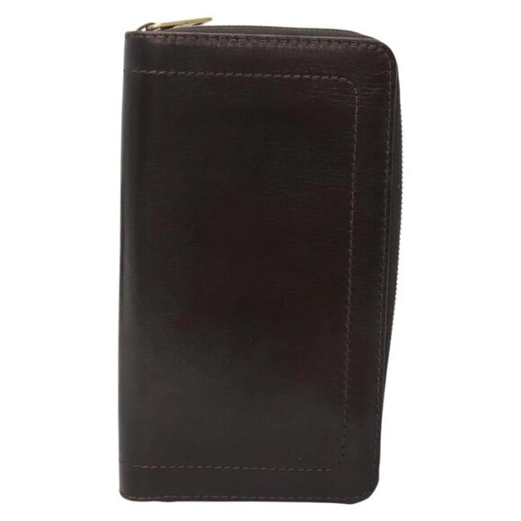 LOUIS VUITTON Utah Zippy Organizer Long Wallet Brown M97025 LV Auth 135015 - Picture 2 of 16